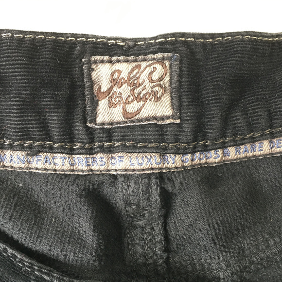 Goldsign Black Boot Cut Low Rise Corduroys - Picture 4 of 8